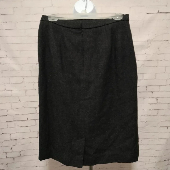 Pendleton Virgin Wool Skirt Midi Straight Pockets Lined Size 14 Made In USA - Picture 4 of 9